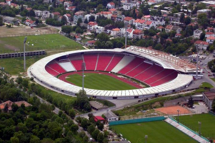 Red Star Stadium, aka Marakana, in Belgrade, Serbia / Wikimedia Commons