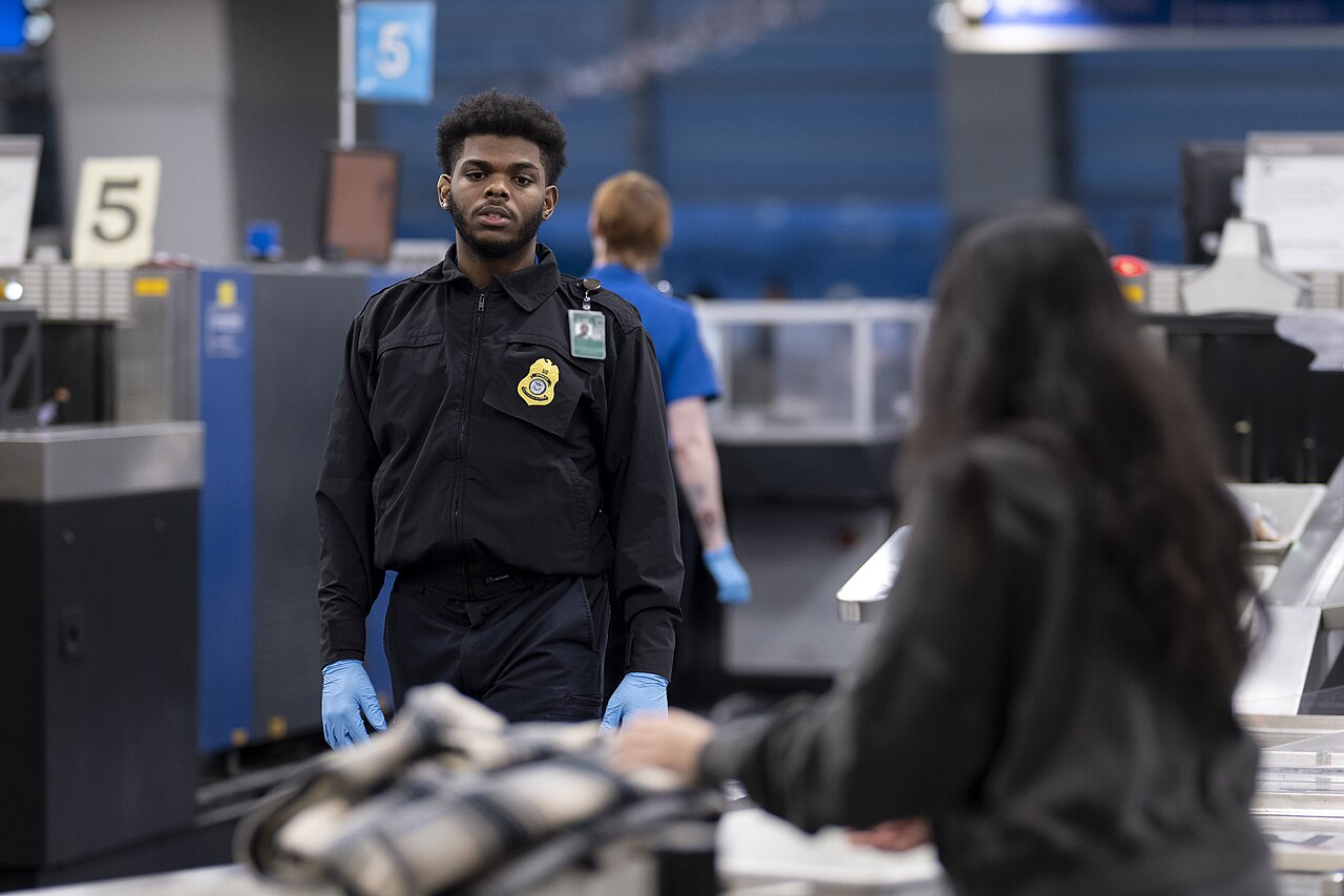 TSA employees working at Harry Reid International Airport in Las Vegas, Nevada / DHS photo by Tia Dufour