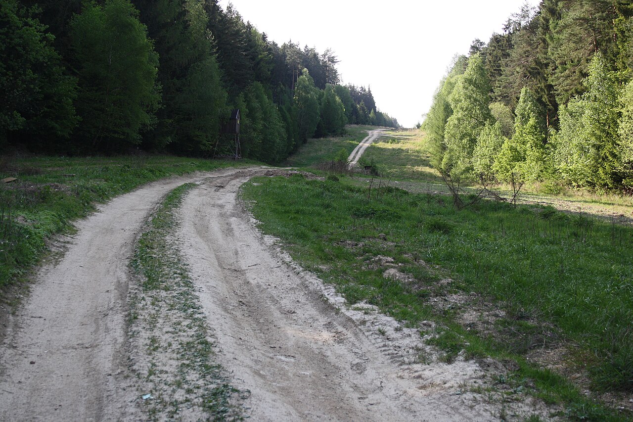 Underground petroleum pipeline Družba running through a forest path in the Czech Republic / Wikimedia Commons
