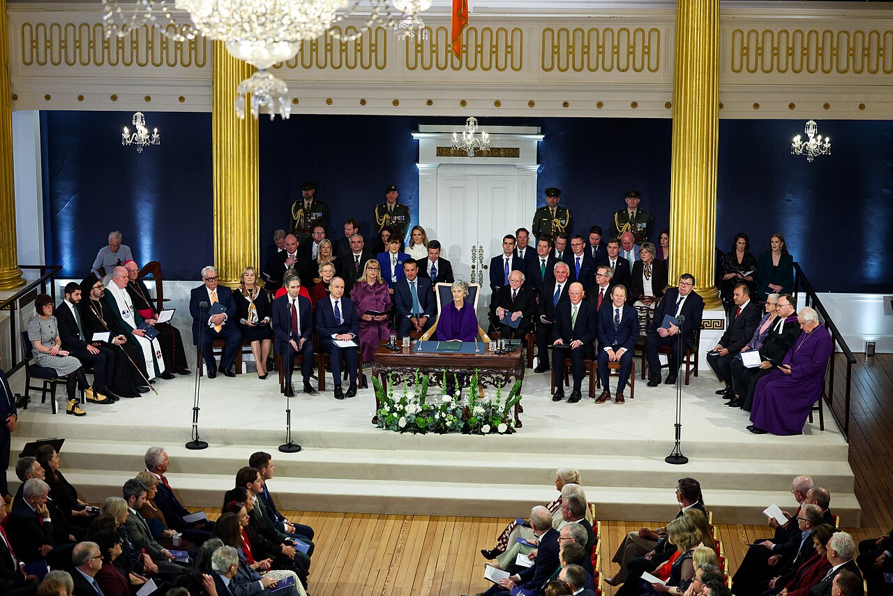Ceremony for the inauguration of Catherine Connolly as President of Ireland, 11 November 2025 / Wikimedia Commons