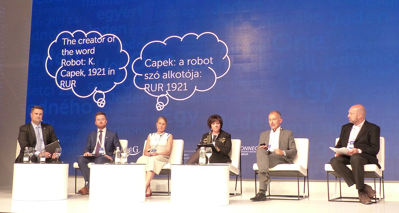 AI and technology concept illustration depicting AI's role in the future of work / Wikimedia Commons (File: Is artificial intelligence our future.jpg)