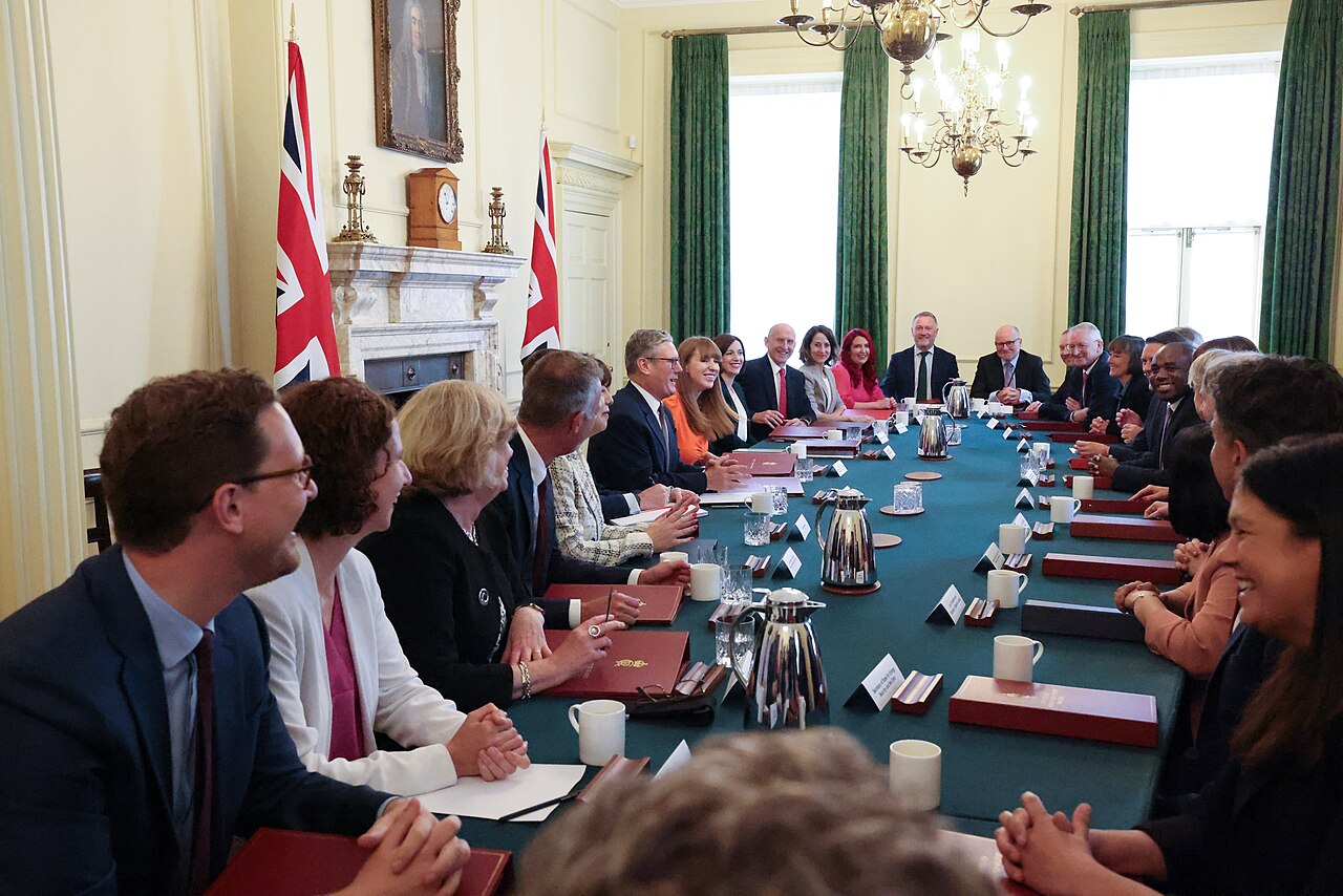 Prime Minister Keir Starmer hosting his first Cabinet meeting at 10 Downing Street, London, July 2024 / Lauren Hurley / No 10 Downing Street