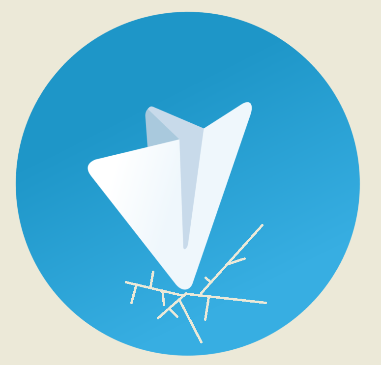 Telegram fall logo / Wikimedia Commons