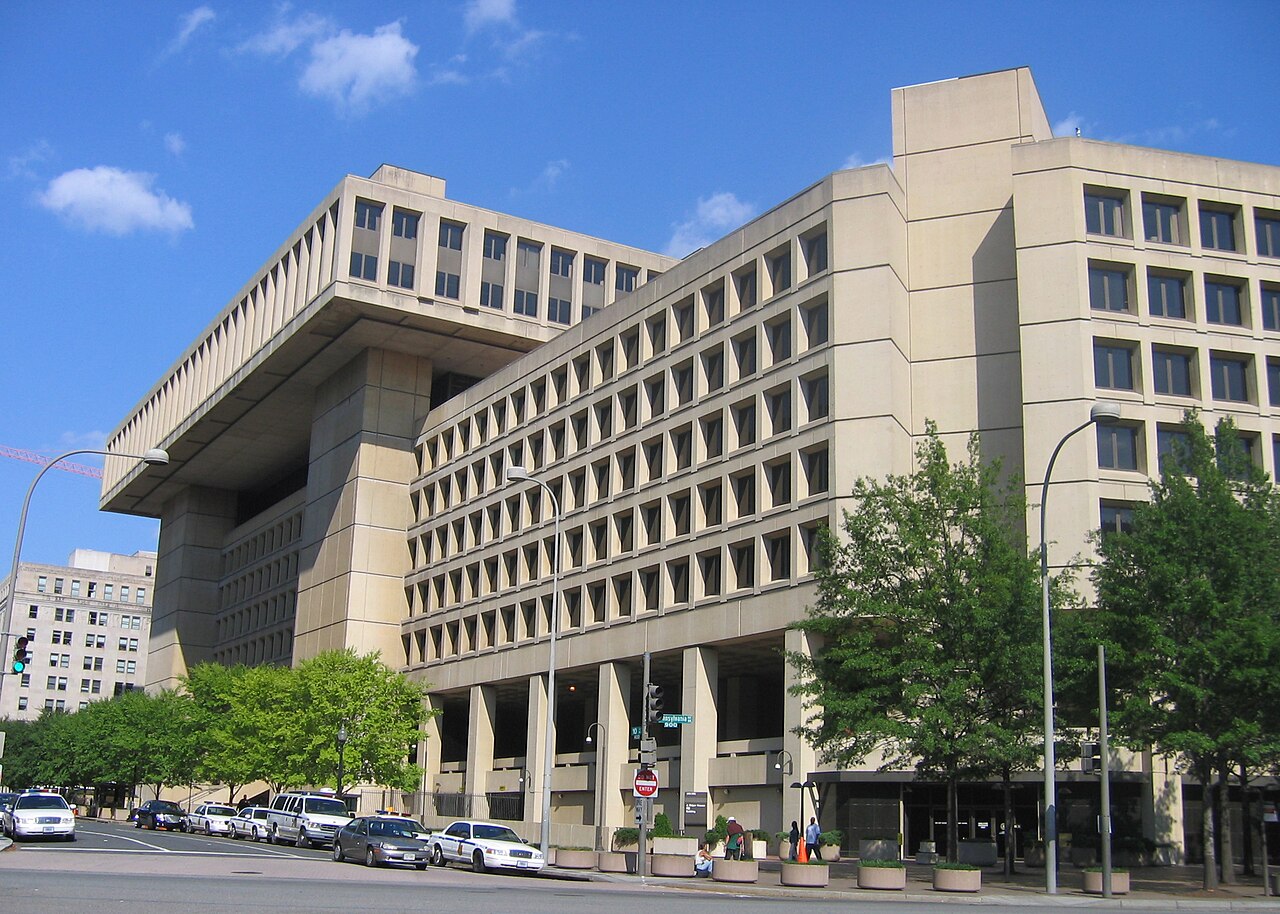 The J. Edgar Hoover Building, the FBI headquarters in Washington, D.C. / Public domain