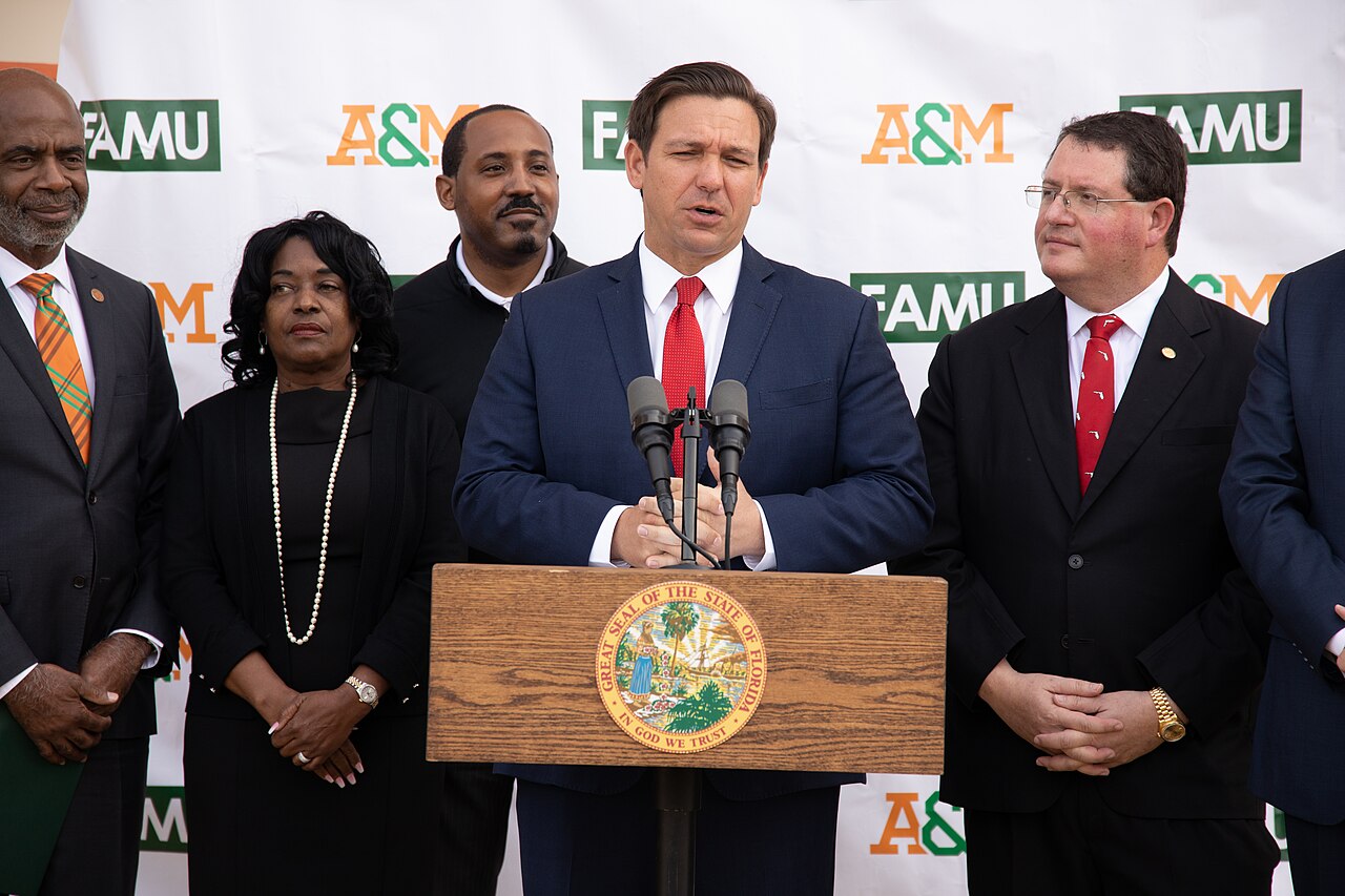 Governor Ron DeSantis and Randy Fine at Florida A&M University / Official State of Florida Photo