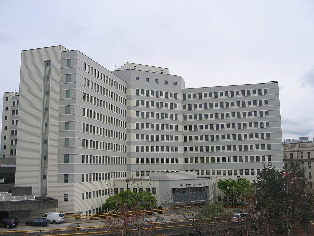 Vancouver General Hospital's Blackmore (Centennial) Pavilion exterior / Wikimedia Commons